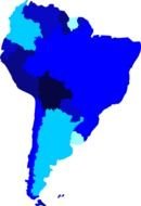 South America as a picture for clipart