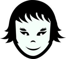 Girl S Head At Clkercom Vector Online Royalty