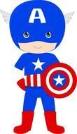 Cartoon Avenger clipart