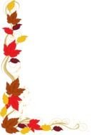 autumn leaves as a decorative pattern