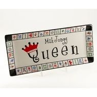 Mah Jongg Queen Platter Mad About