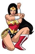 Cartoon Wonder Woman clipart