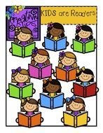 drawings of boys with books