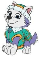Skiing Paw Patrol Toys drawing