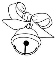 Christmas bell drawing