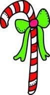 Christmas Candy Cane drawing