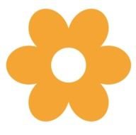 yellow daisy pattern on a white background