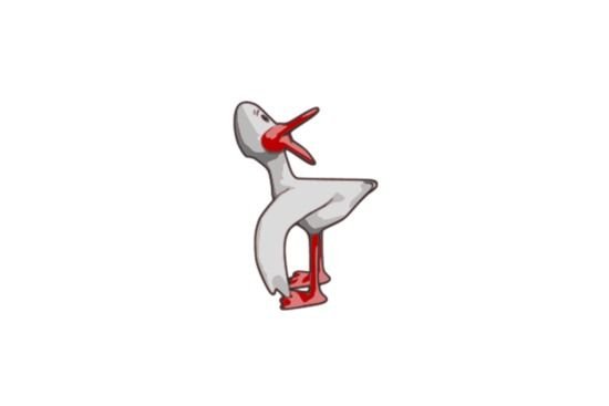 Mallard Duck Outline drawing