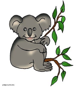 Free Animals By Phillip Martin Koala clipart