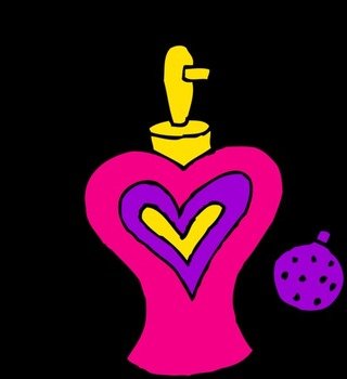 Pink Bottle Of Perfume