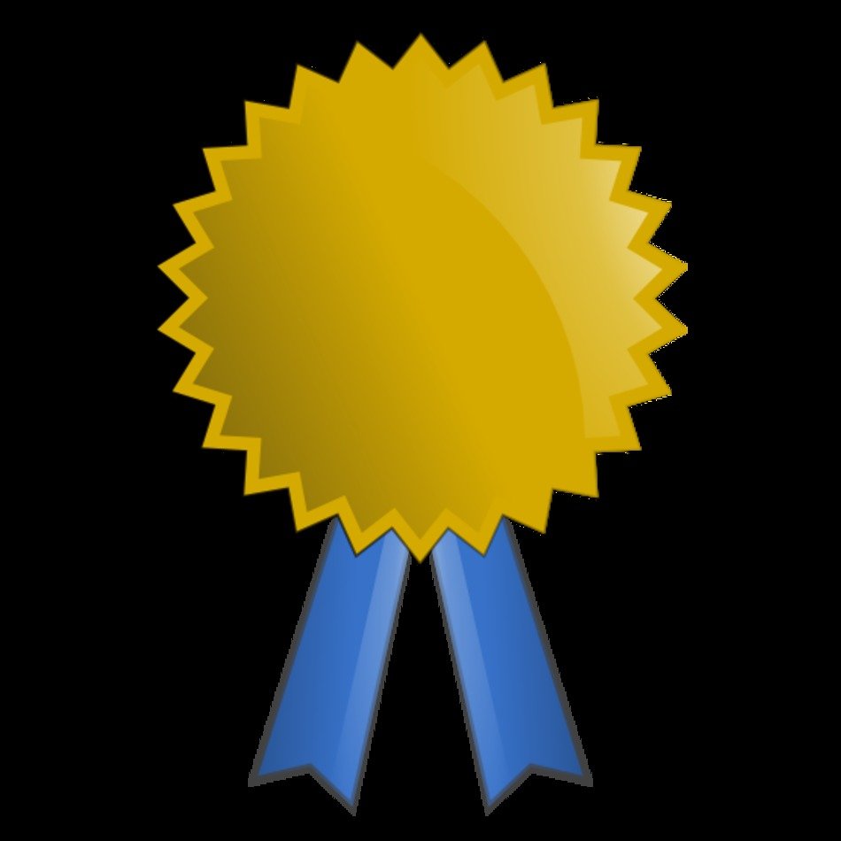 Gold Award Ribbon Panda Free Images