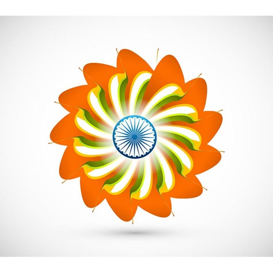 Free Vector Beautiful Indian Flower Made With Asoka