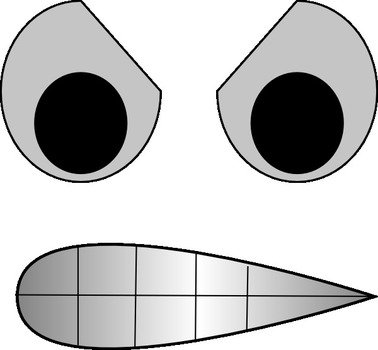 Angry Eyes With Mouth At Clkercom Vector Online