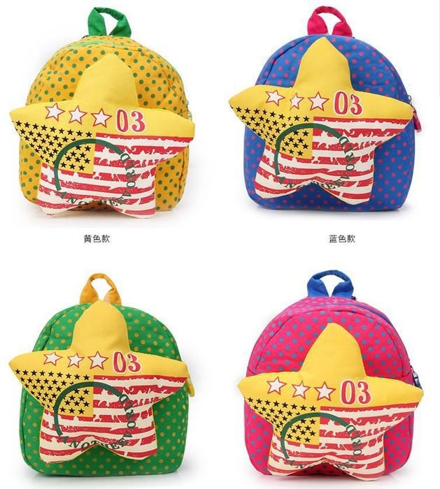 Clip Art of the Starfish on a bags for kids