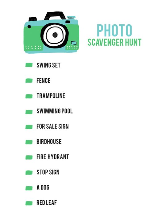 Bachelorette Scavenger Hunt Printable Tattoos