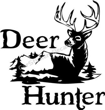 Deer Hunting Symbol Http wwwcarstickersdecalscom deer Hunter