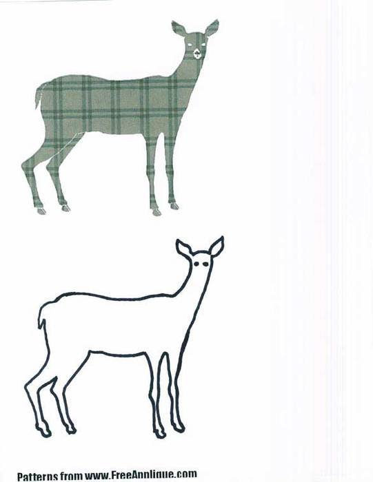 Deer Applique Patterns Joy Studio Design Gallery Best