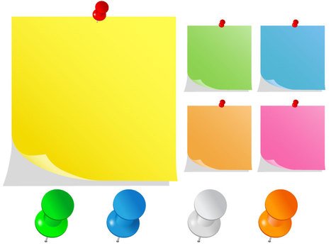Free Download Vectors Of Paper Notes Vector Sticky And Scratch