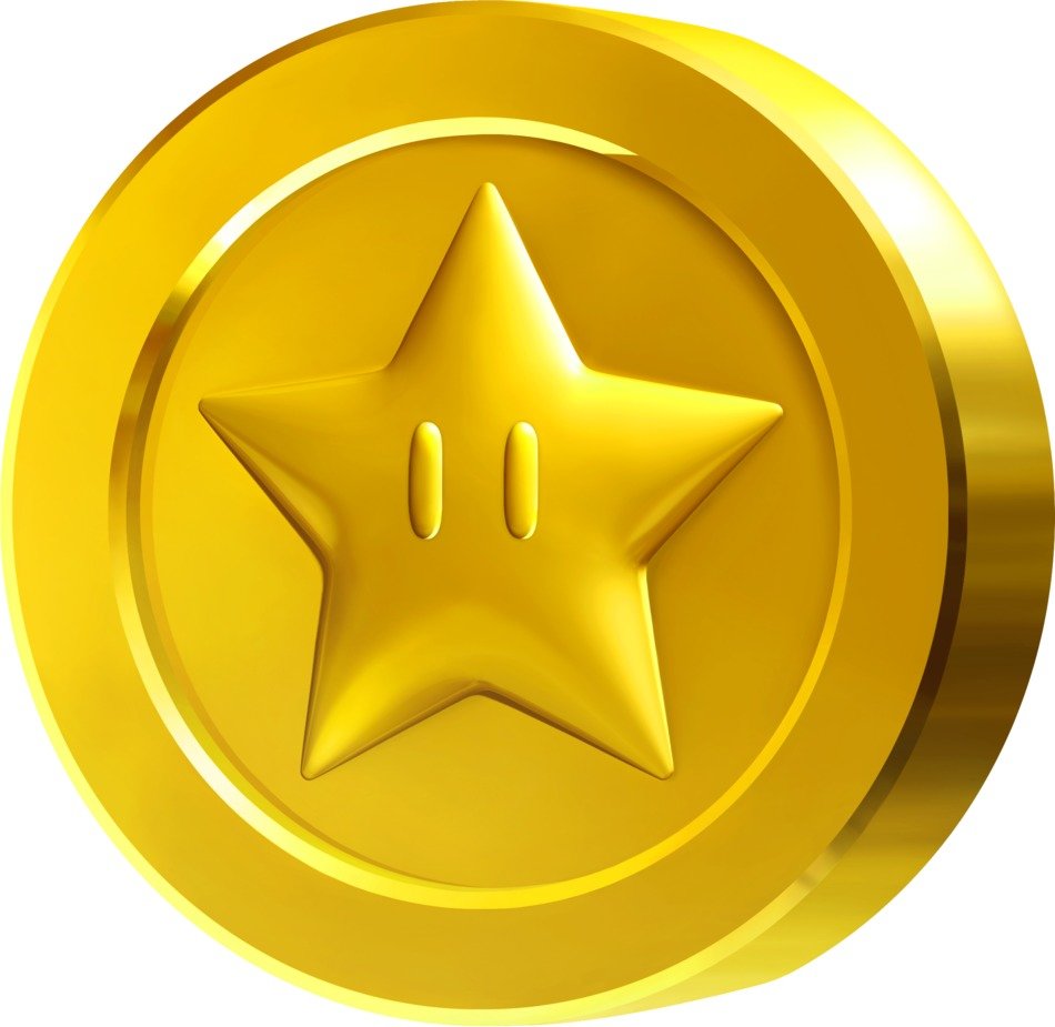 star coin as a picture for clipart