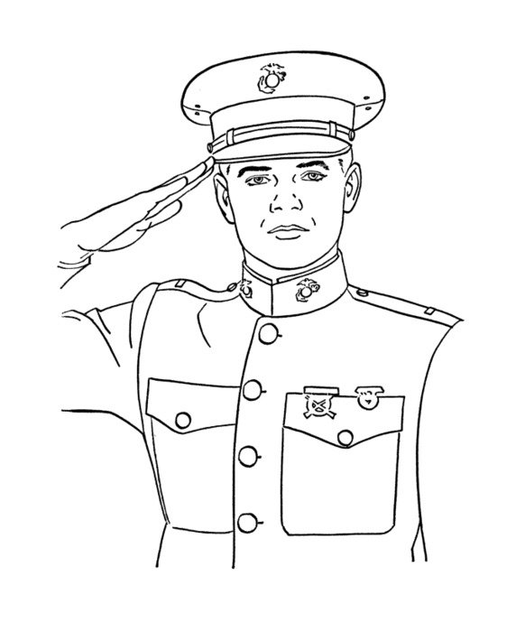 Army Coloring Pages For Boys drawing