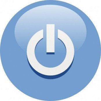 Blue Power Button Vector Free Download