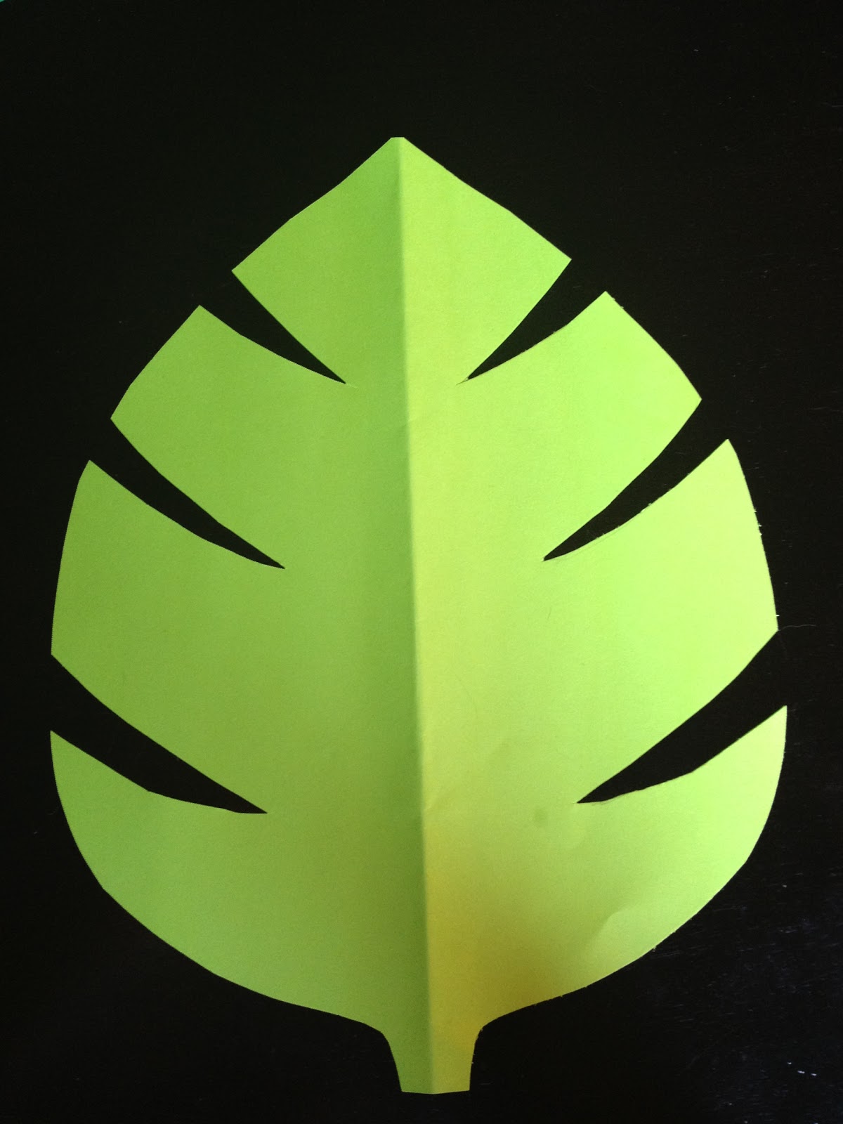 Пальмовые листья из бумаги