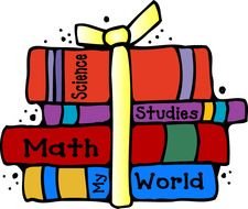 pile of school books