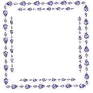 clipart of the purple Diamond Border