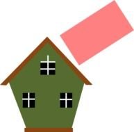 Birdhouses Colouring Pages drawing