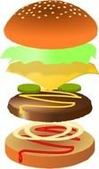 Hamburger Month Free Clip clipart