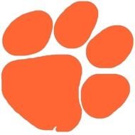 orange Tiger Paw drawing