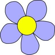 Flower Blue At Clkercom Vector Online Royalty