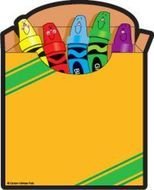 brown box with pencils