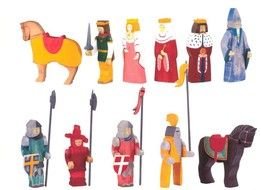 Anatex Wooden Castle Figures Boxed Set Blueberry Forest Toys