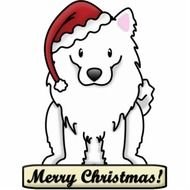 merry christmas ornaments dog drawing