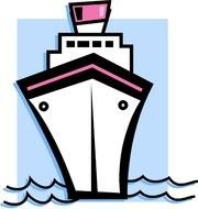 Clipart of travel cruise vacation