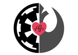 Elegant Star Wars Invitation drawing