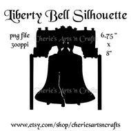 Liberty Bell Silhouette Silhouettes