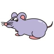 grey small Mouse drawing