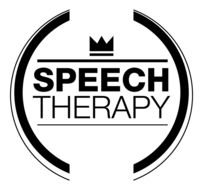Speech Therapy Black And White 1338358774 Logo