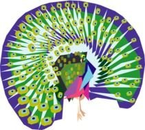 Cartoon Peacock At Clkercom Vector Online N2