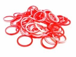 pile of plastic rings