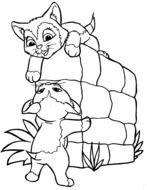 Kittens Coloring Pages drawing