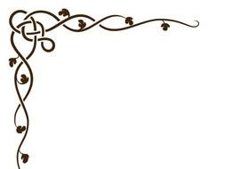 Simple Swirls Border Panda Free Images clipart N2