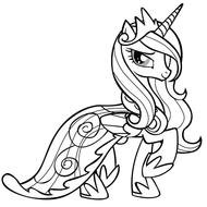 black and white cartoon unicorn