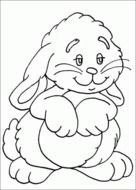Bunny Coloring Page