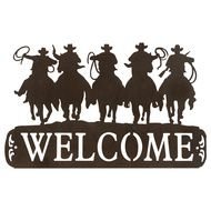 Cowboy Welcome Sign drawing