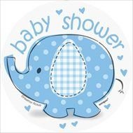 Umbrella Elephant baby shower drawing