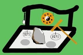 Gong as a graphic illustration