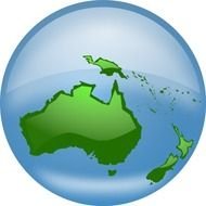blue Globe drawing